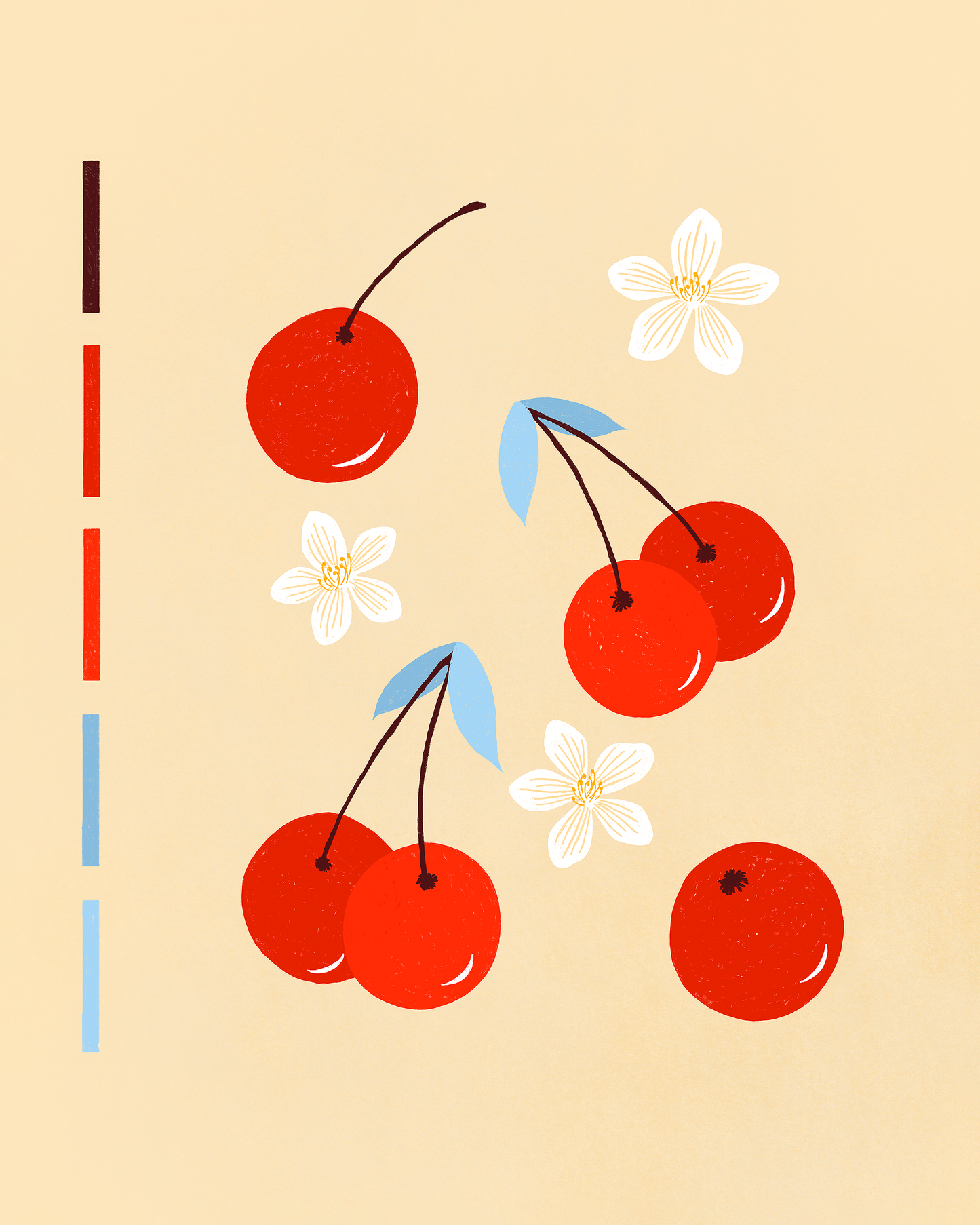 Summer Fruits Mini Print Set