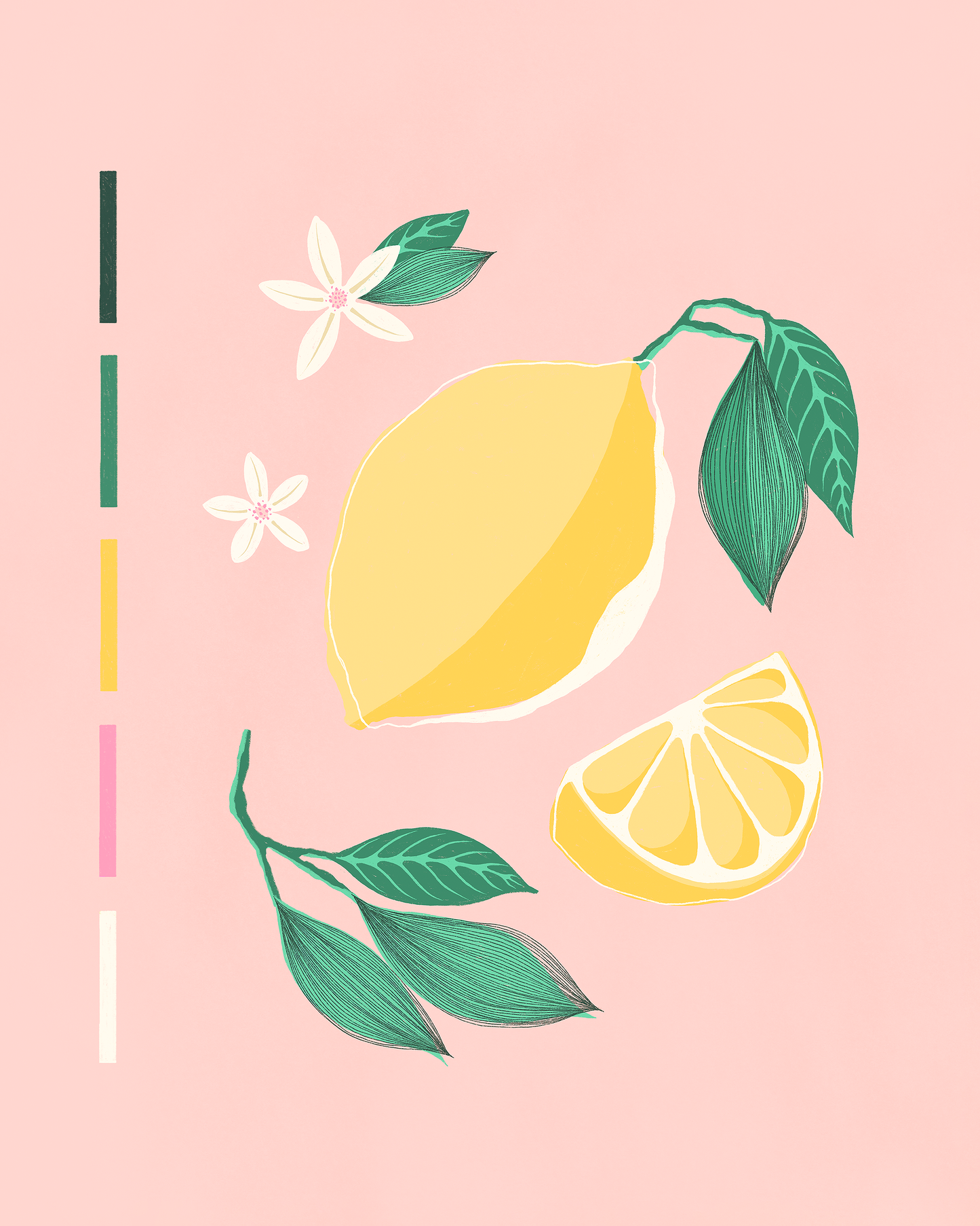Summer Fruits Mini Print Set