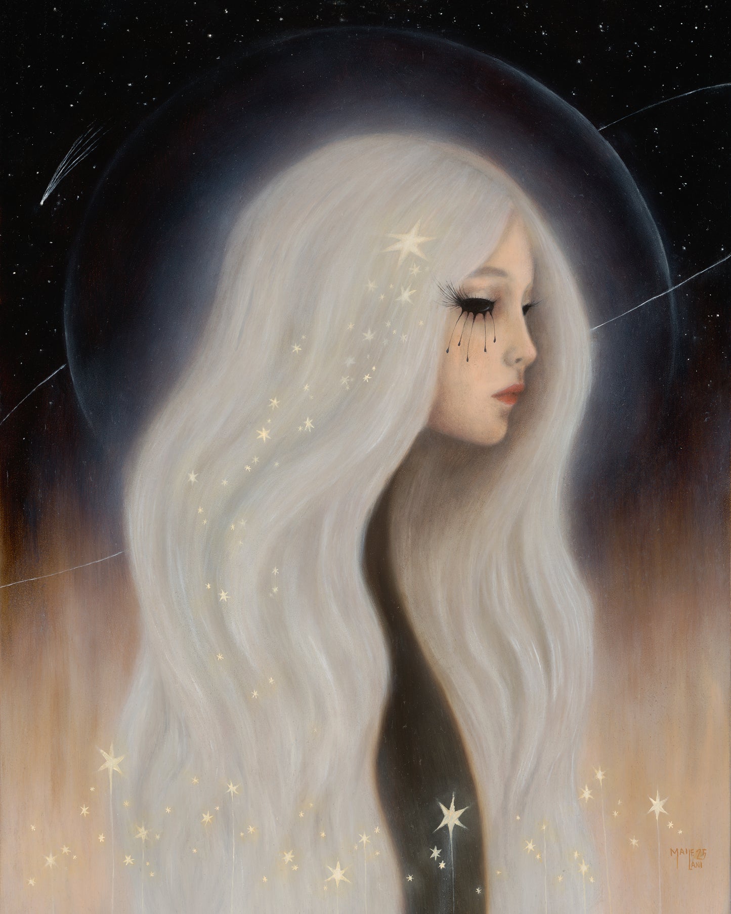 The Star Catcher - Oil Painted Version