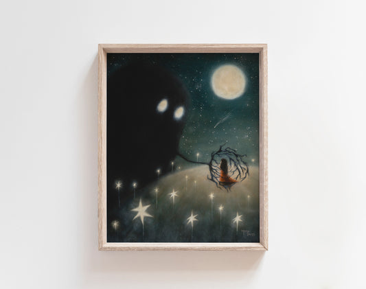 What the Dark Remembered - Oil Painted Version