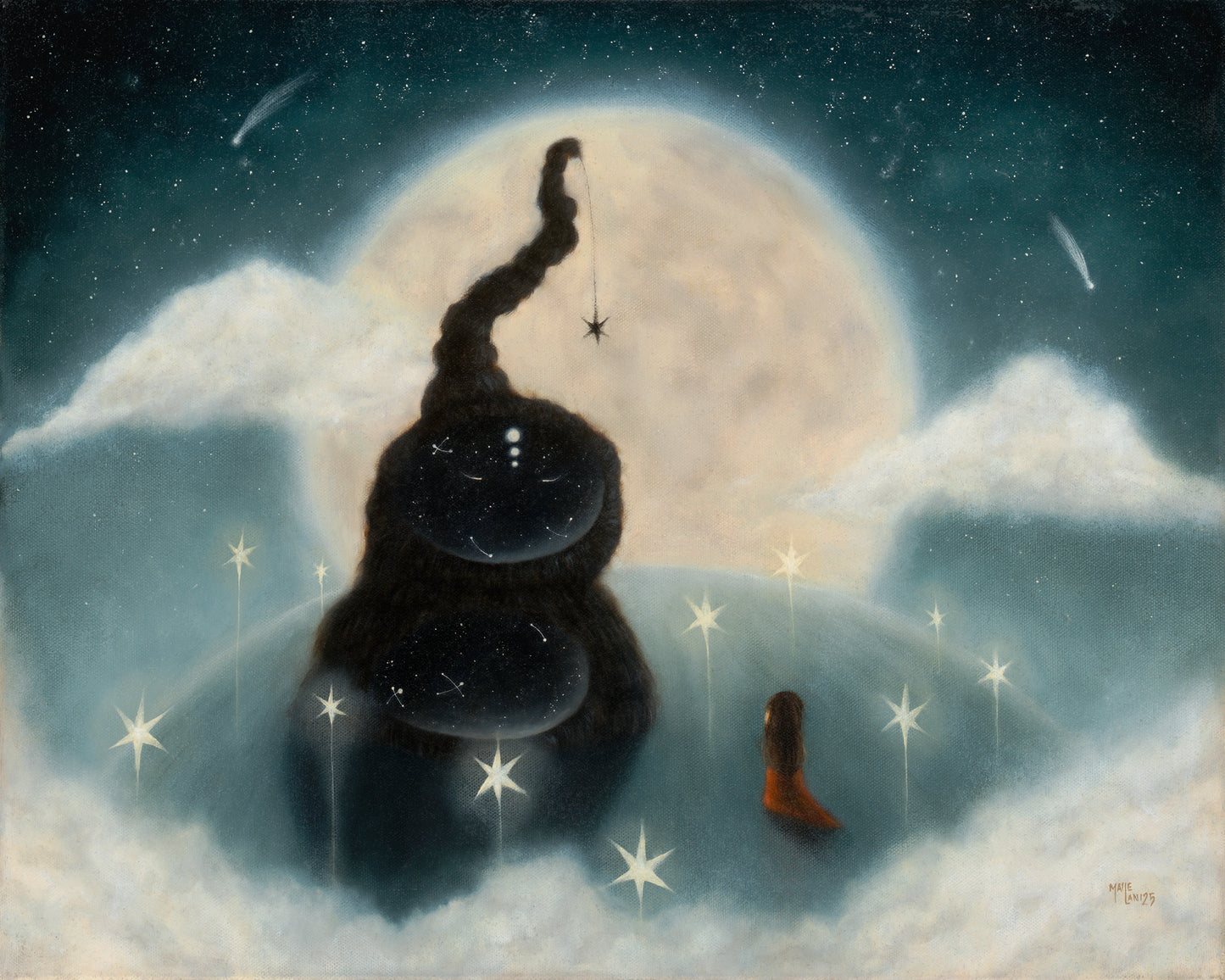 Dreams Grow in the Dark - Oil Painted Version