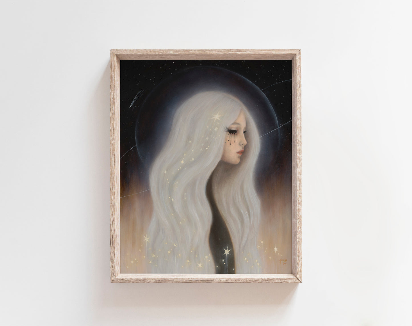 The Star Catcher - Oil Painted Version